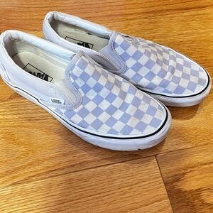 women’s checkered vans—size 8.5